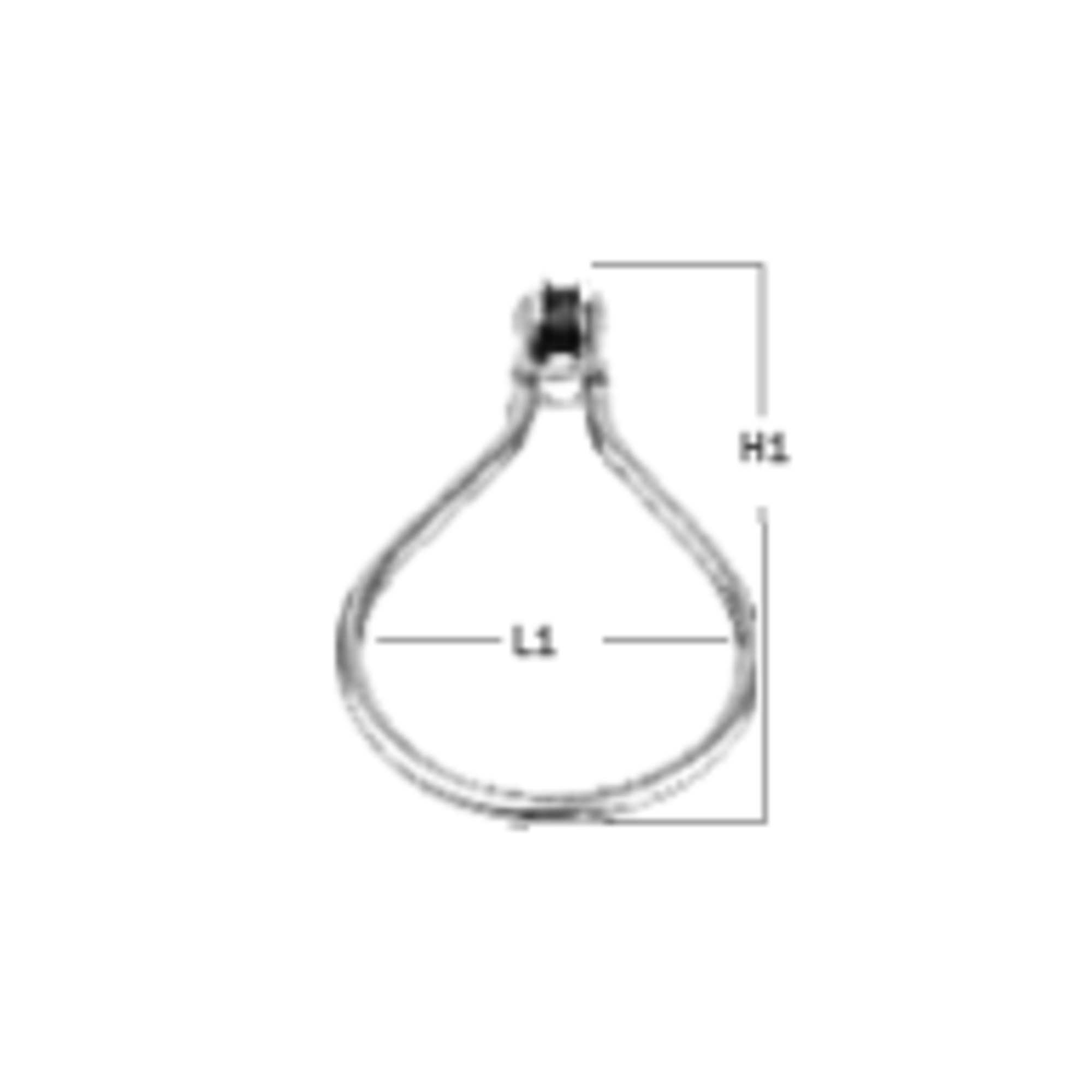 Trapezring - Micro XS Block für 6 mm Tauwerk