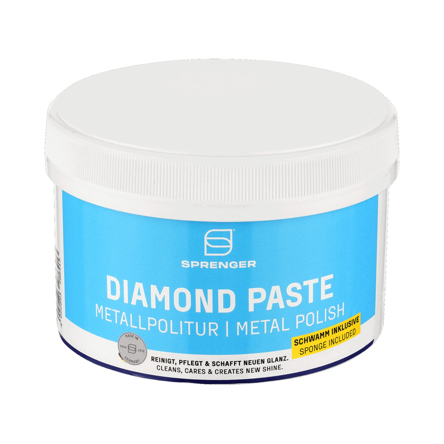 SPRENGER Diamond Paste Dose inkl. Schwamm, 500 g
