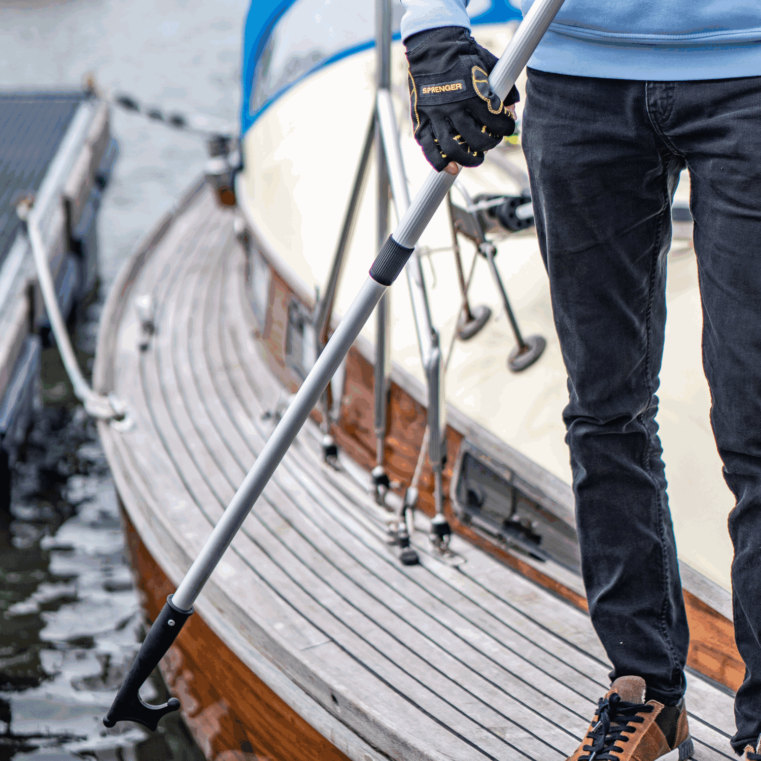 Bootshaken - teleskopierbar, 120 - 200 cm