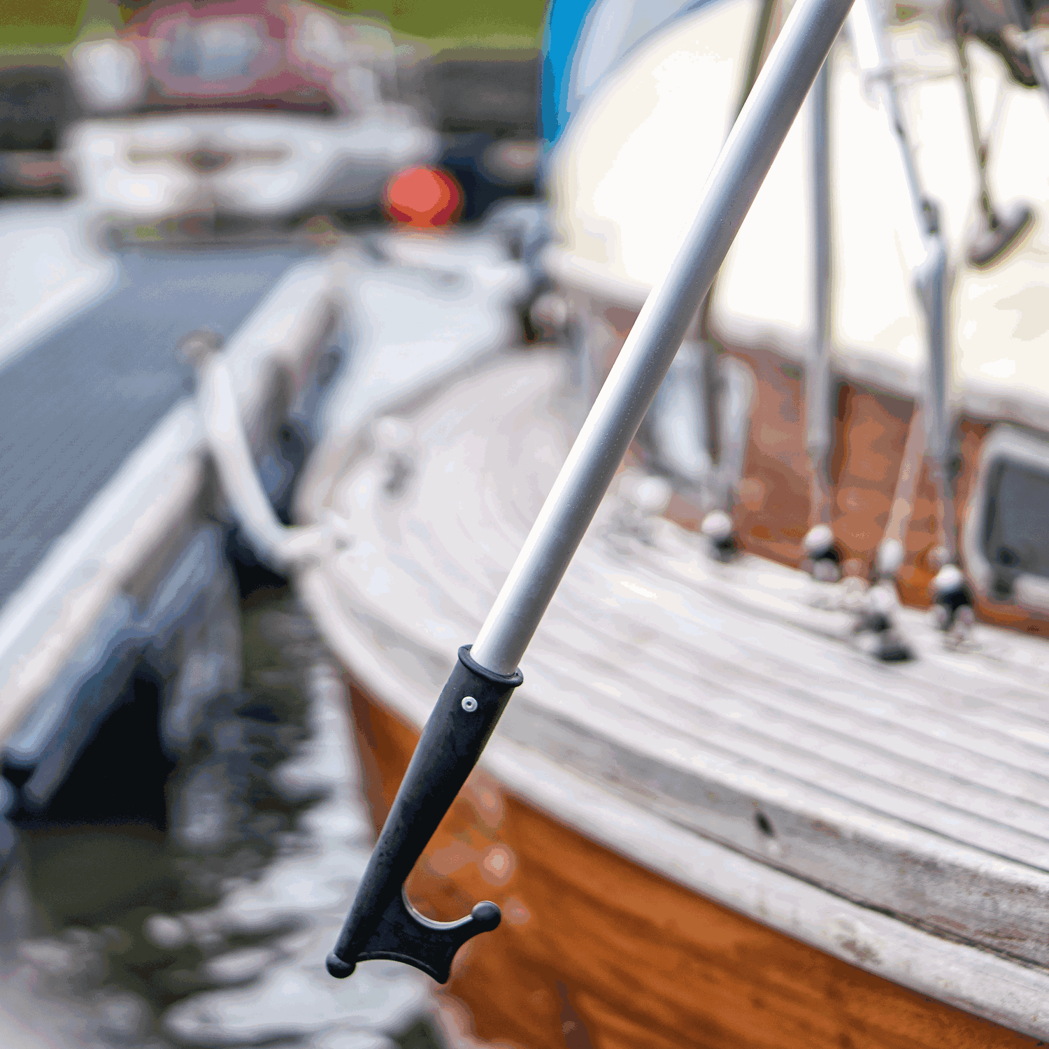 Bootshaken - mit Arretierung, 120 - 220 cm