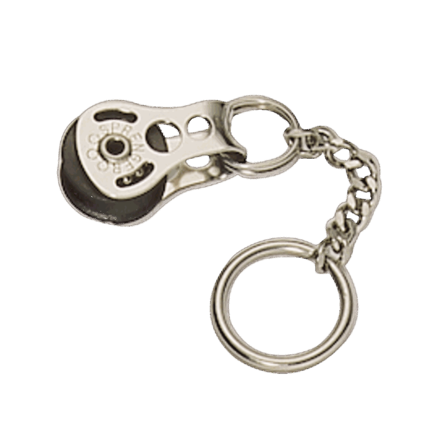 Schlüsselanhänger Micro XS Block - 1 Rolle, Edelstahl rostfrei