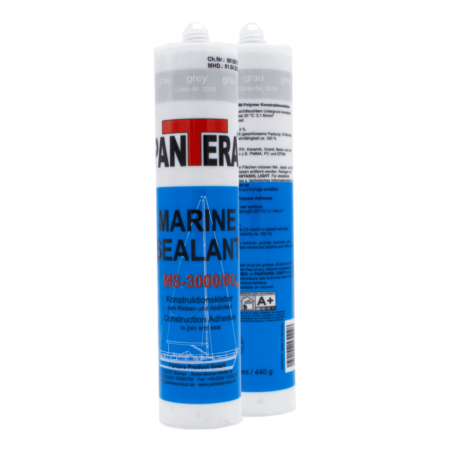 Pantera MS-3000/60 V2 Construction Adhesive grey