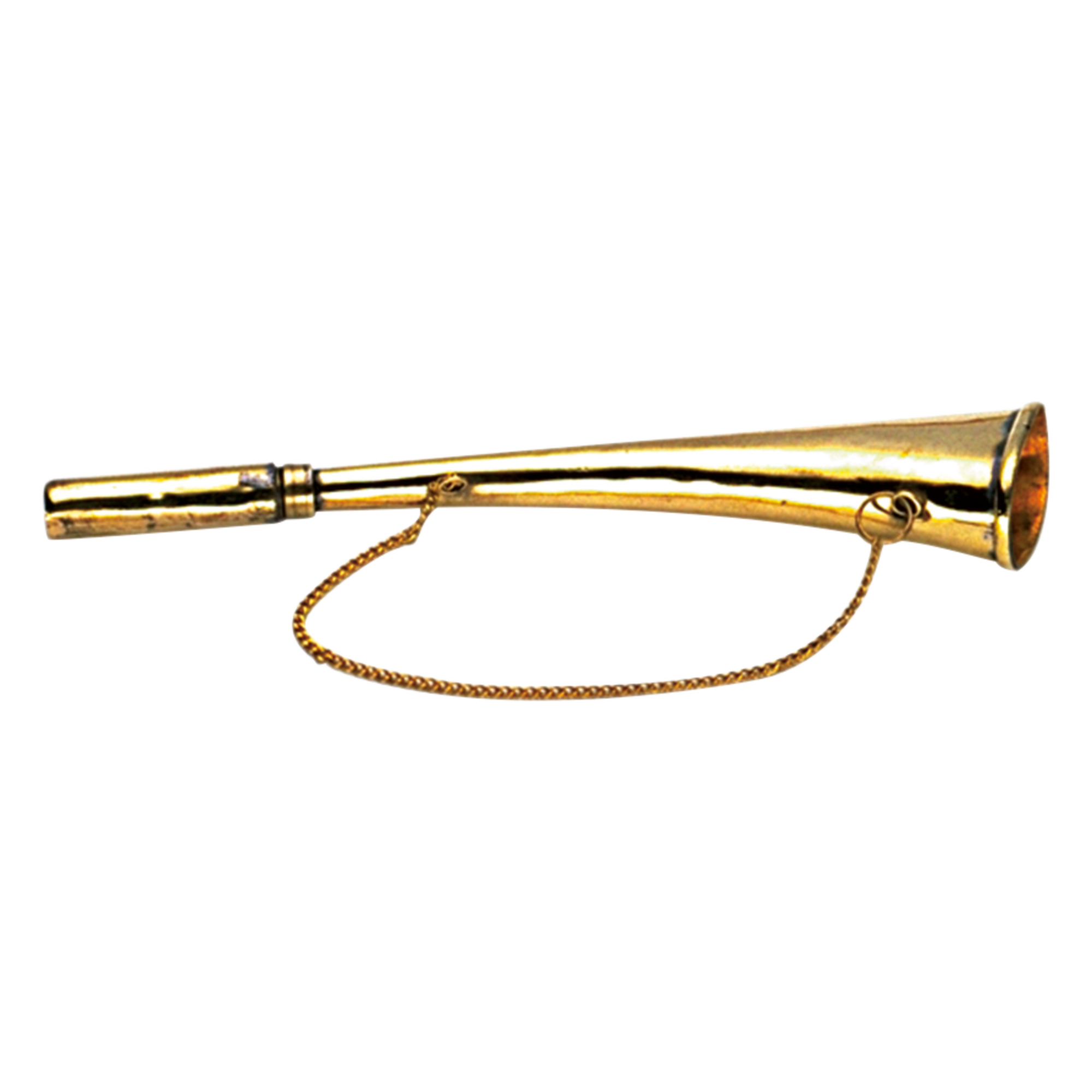 Signalhorn gebogen - Messing