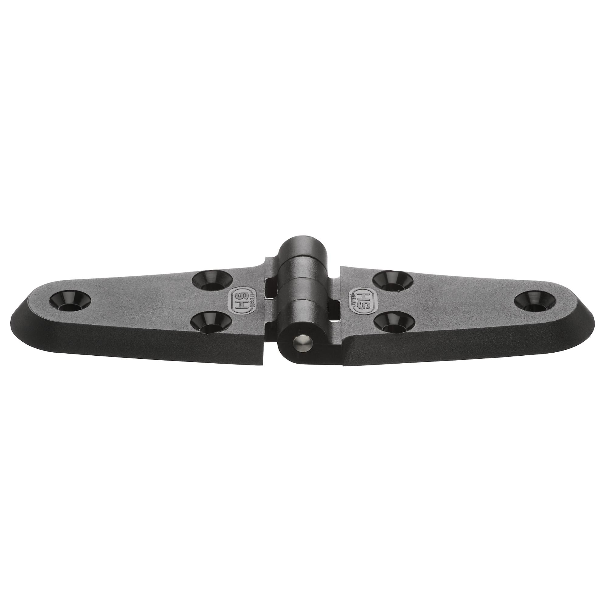 Scharnier 6 Bohrungen - Kunststoff, 140 x 40 mm