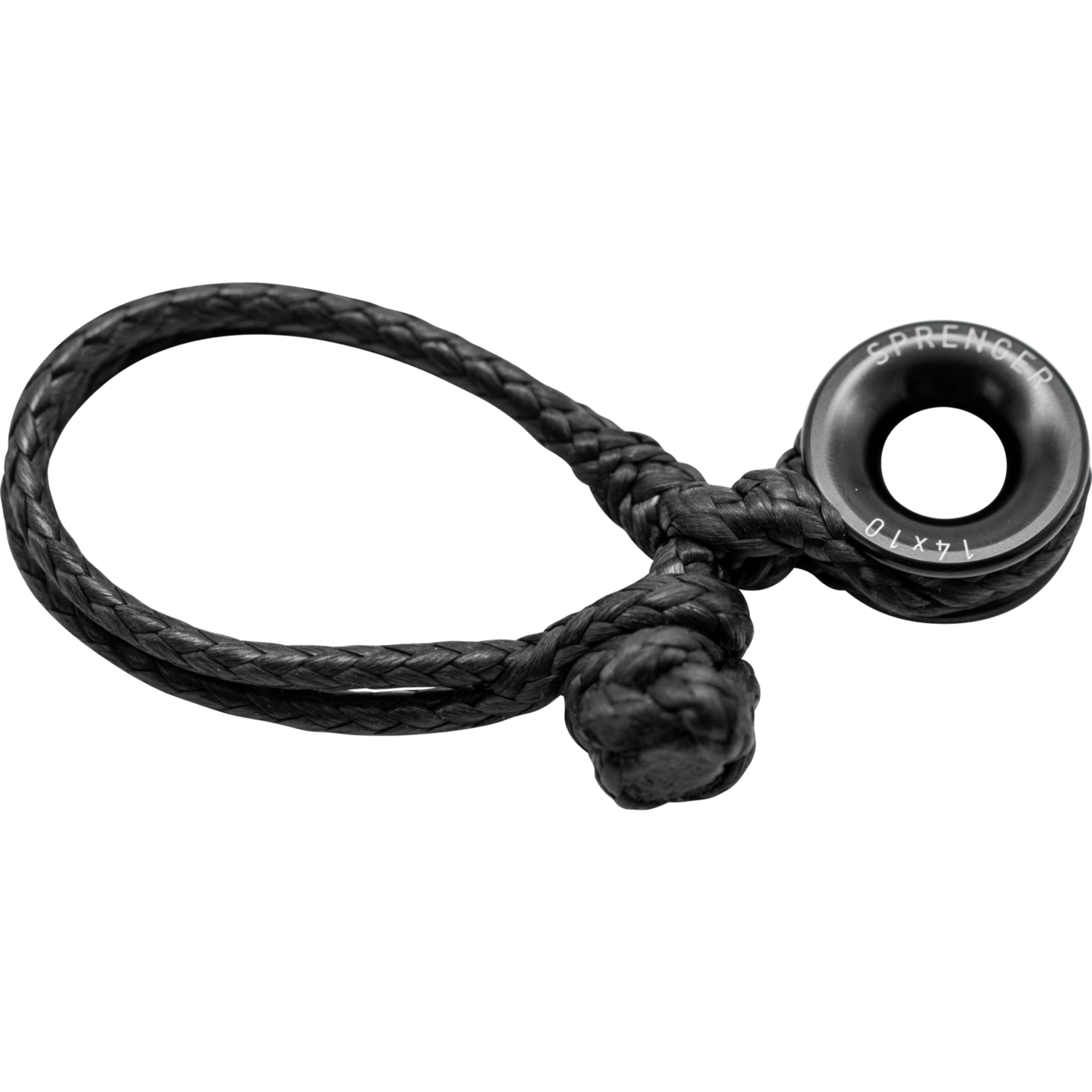 Tauwerkschäkel, doppelt, schwarz