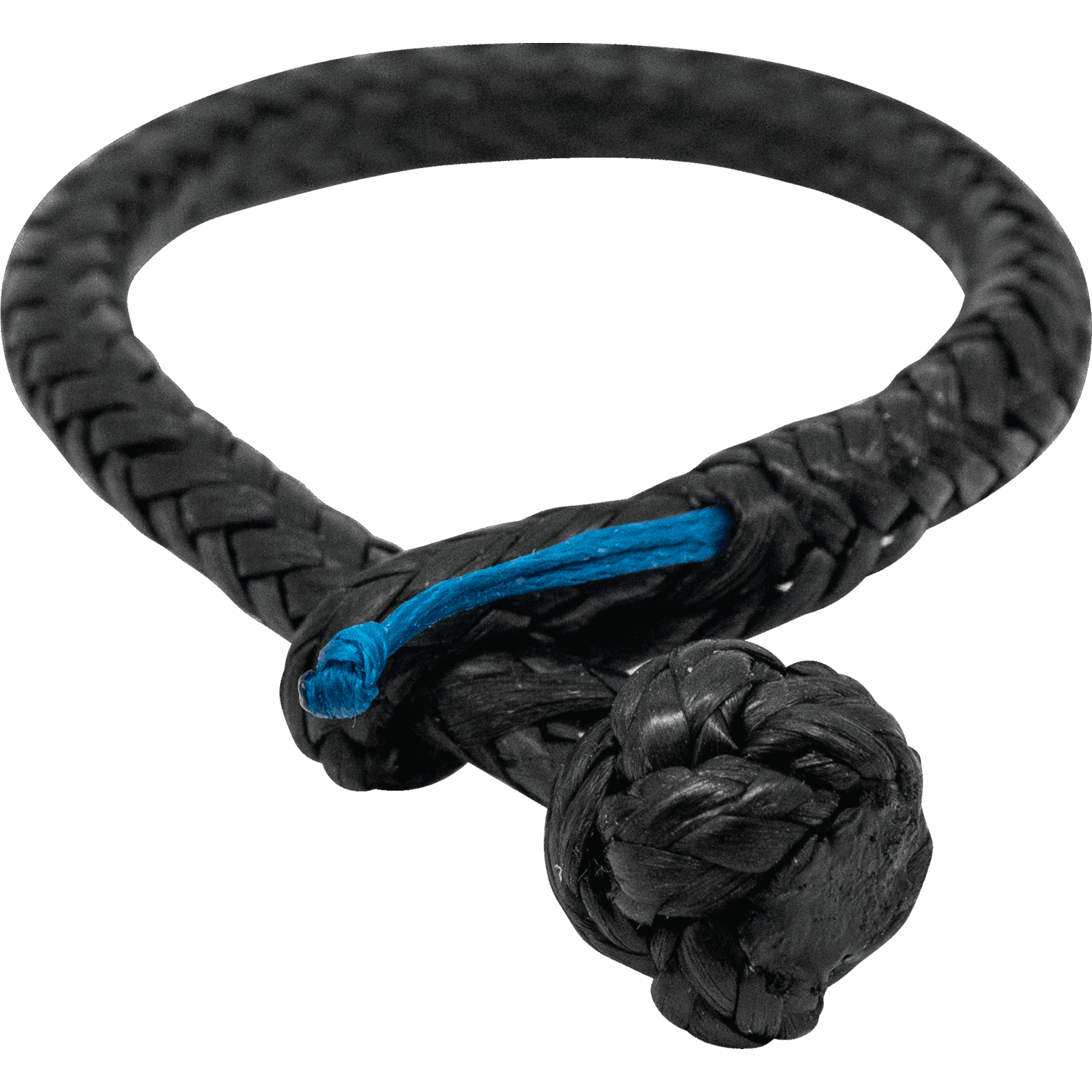 Tauwerkschäkel, einfach, schwarz