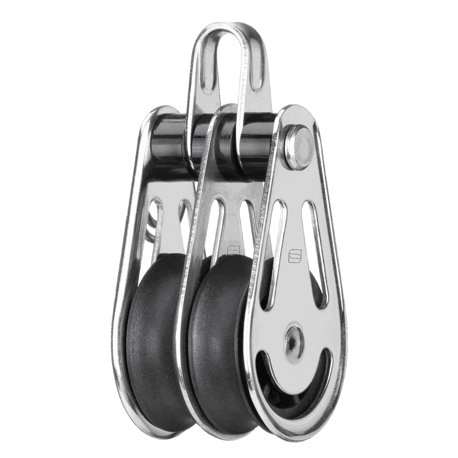 Gleitlager-Block 8 mm - 2 Rollen, Bügel