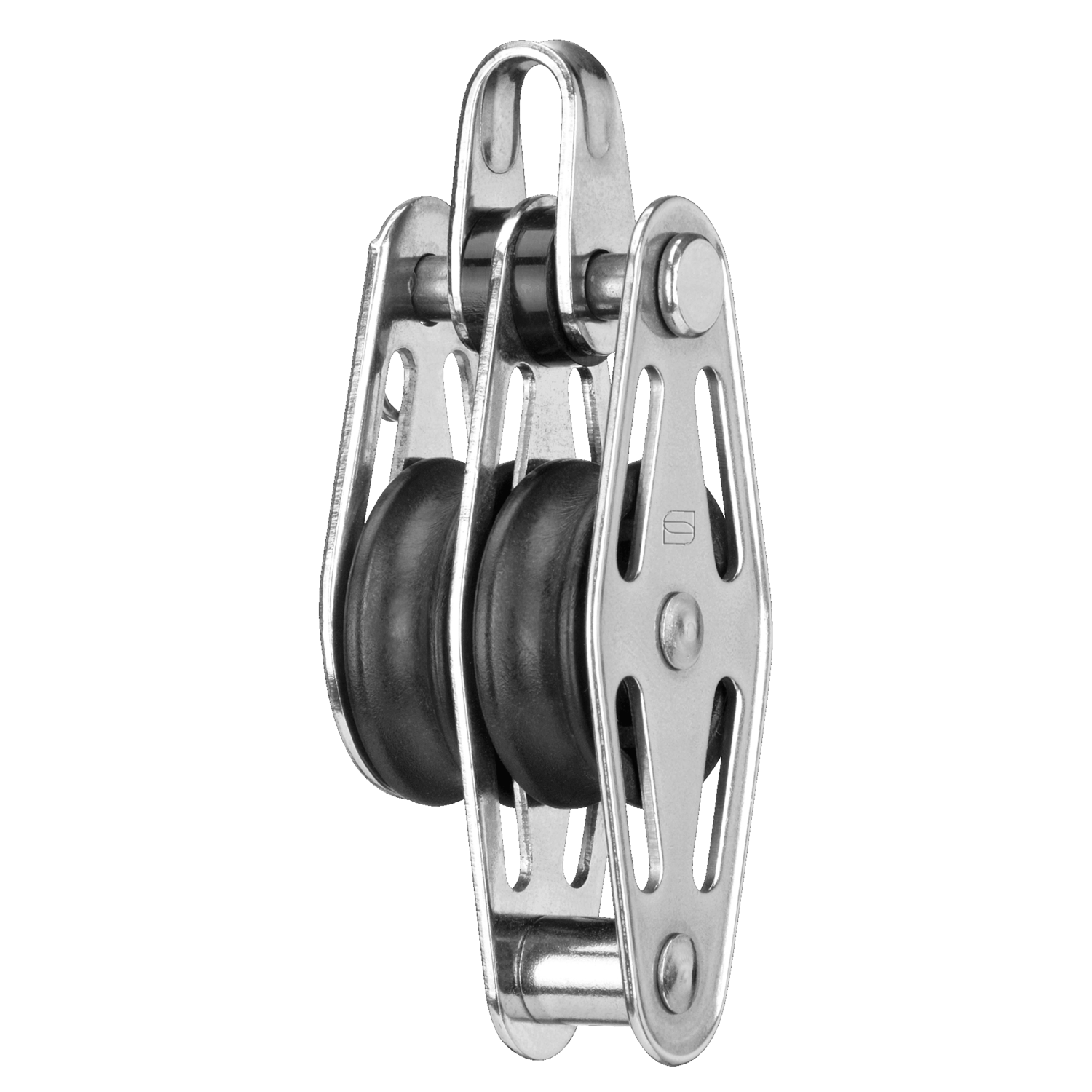 Gleitlager-Block 6 mm - 2 Rollen, Bügel, Hundsfott