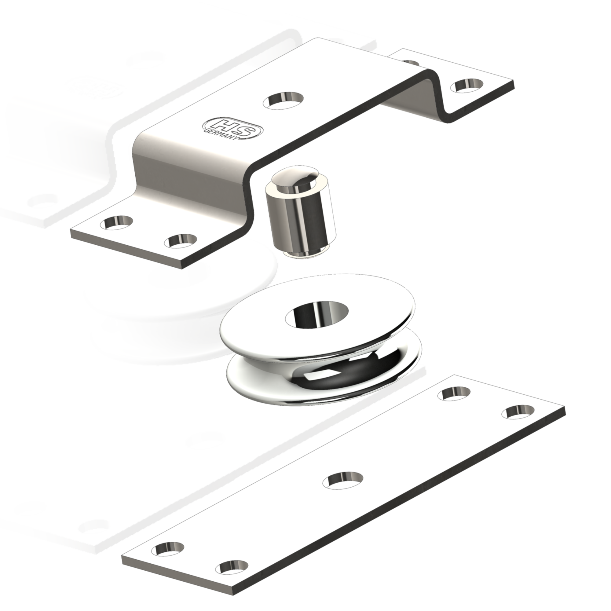 Liegeblock für Draht Gleitlager 4 mm - 1 Rolle