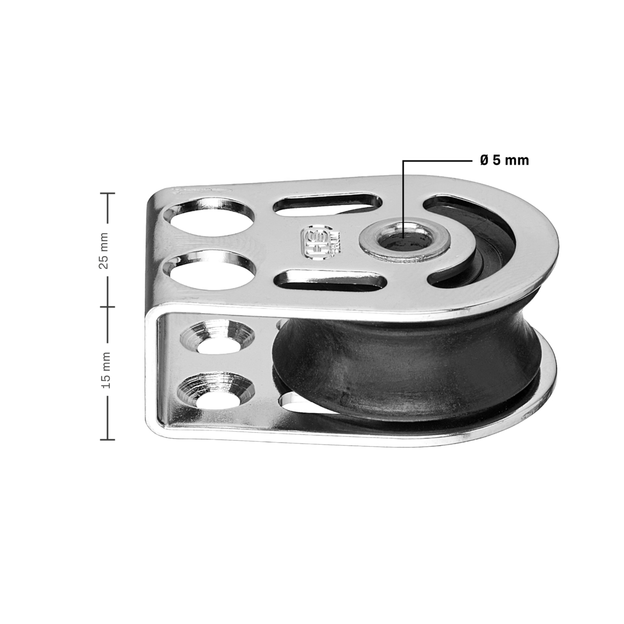 Liegeblock Gleitlager 8 mm - Hohlachse