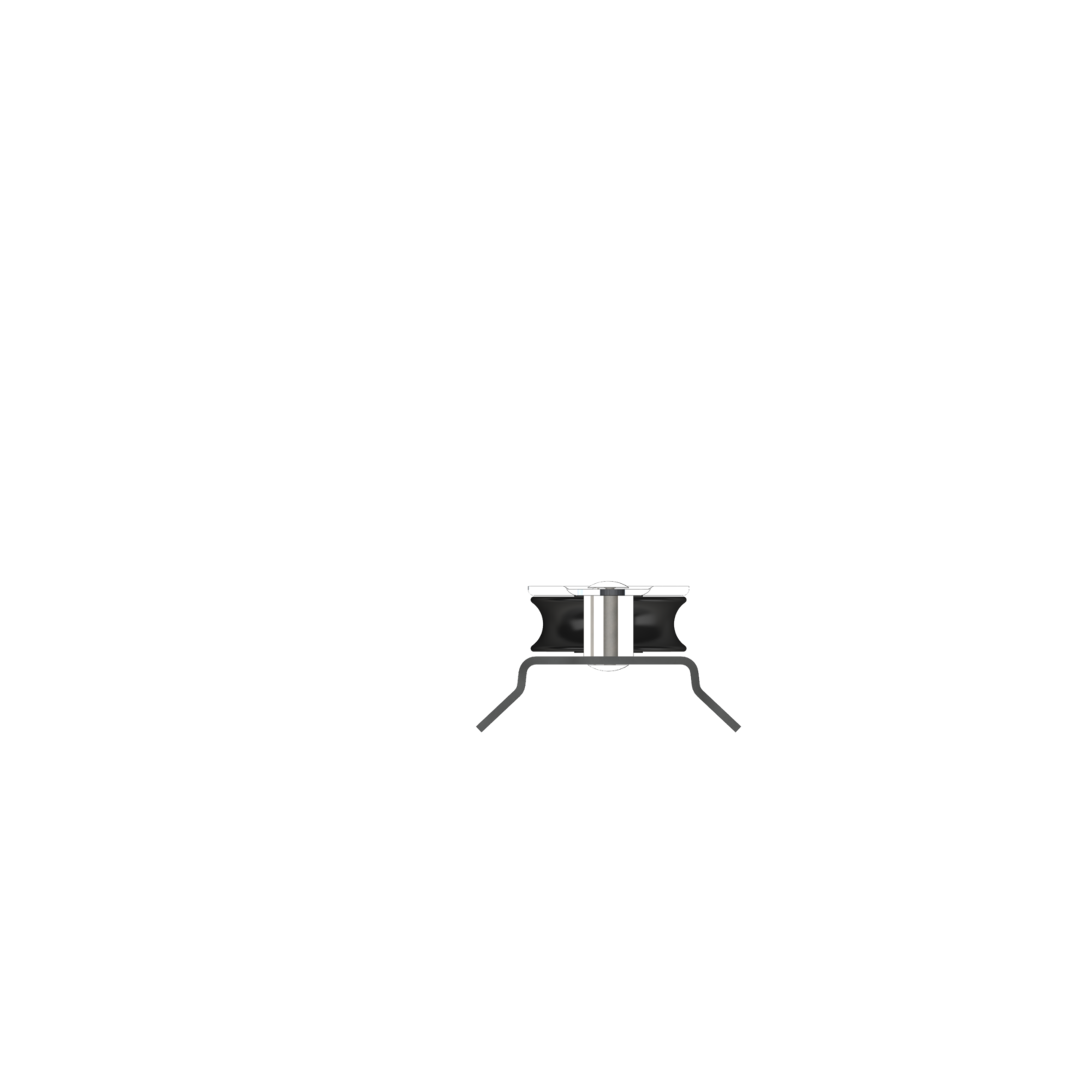 Baumblock Gleitlager 6 mm - 1 Rolle