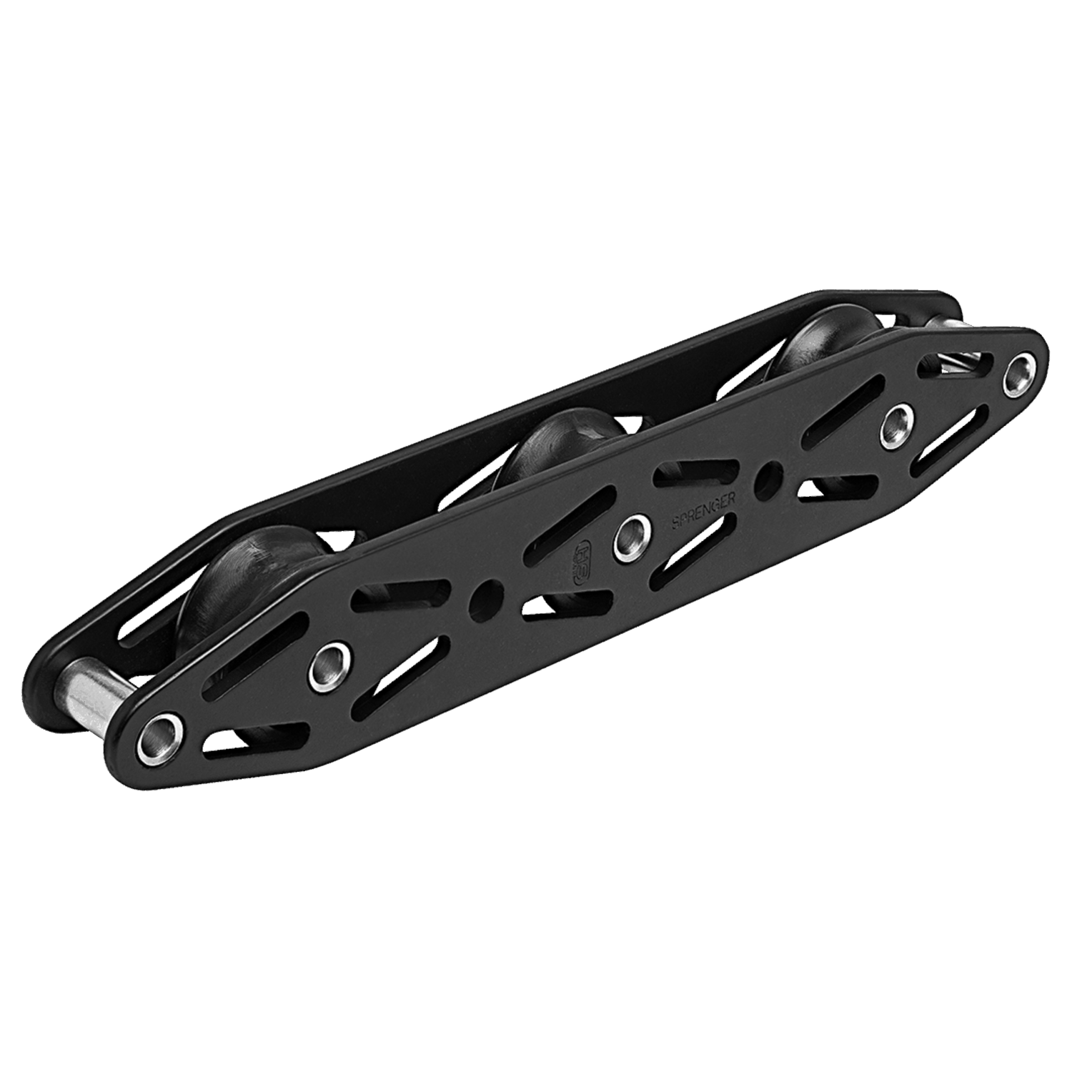 Liegeblock Gleitlager 12 mm, 3 Rollen