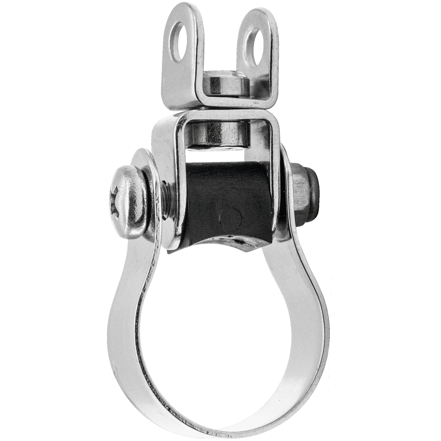 Relingschelle mit Wirbel, für 25 mm ø