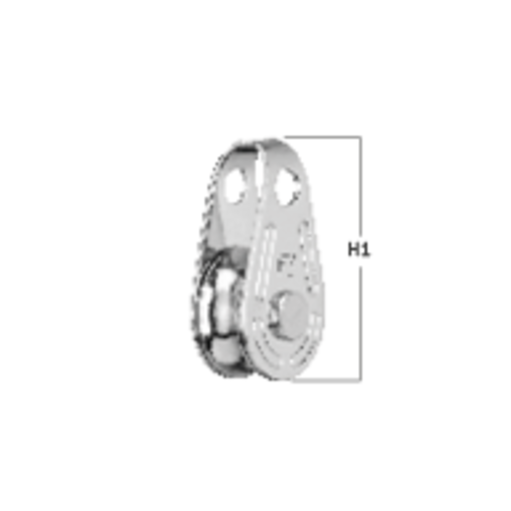 Super Mini Block Gleitlager 4 mm - 1 Rolle