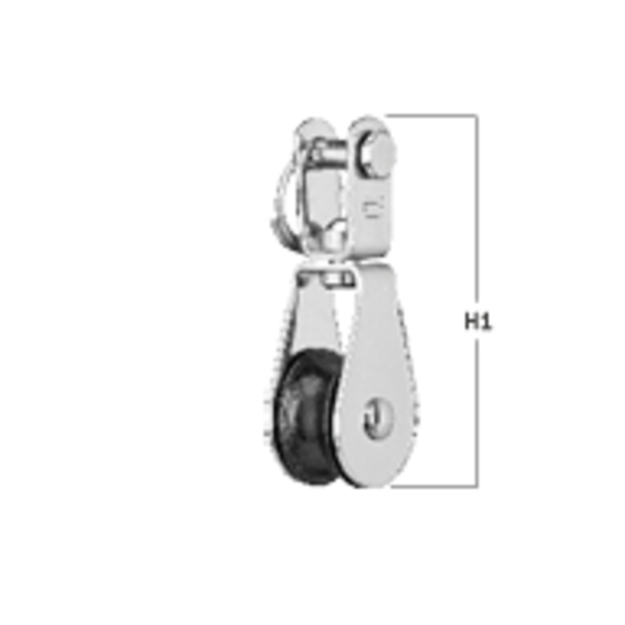 Mini Block - 1 Rolle, Blechwirbel