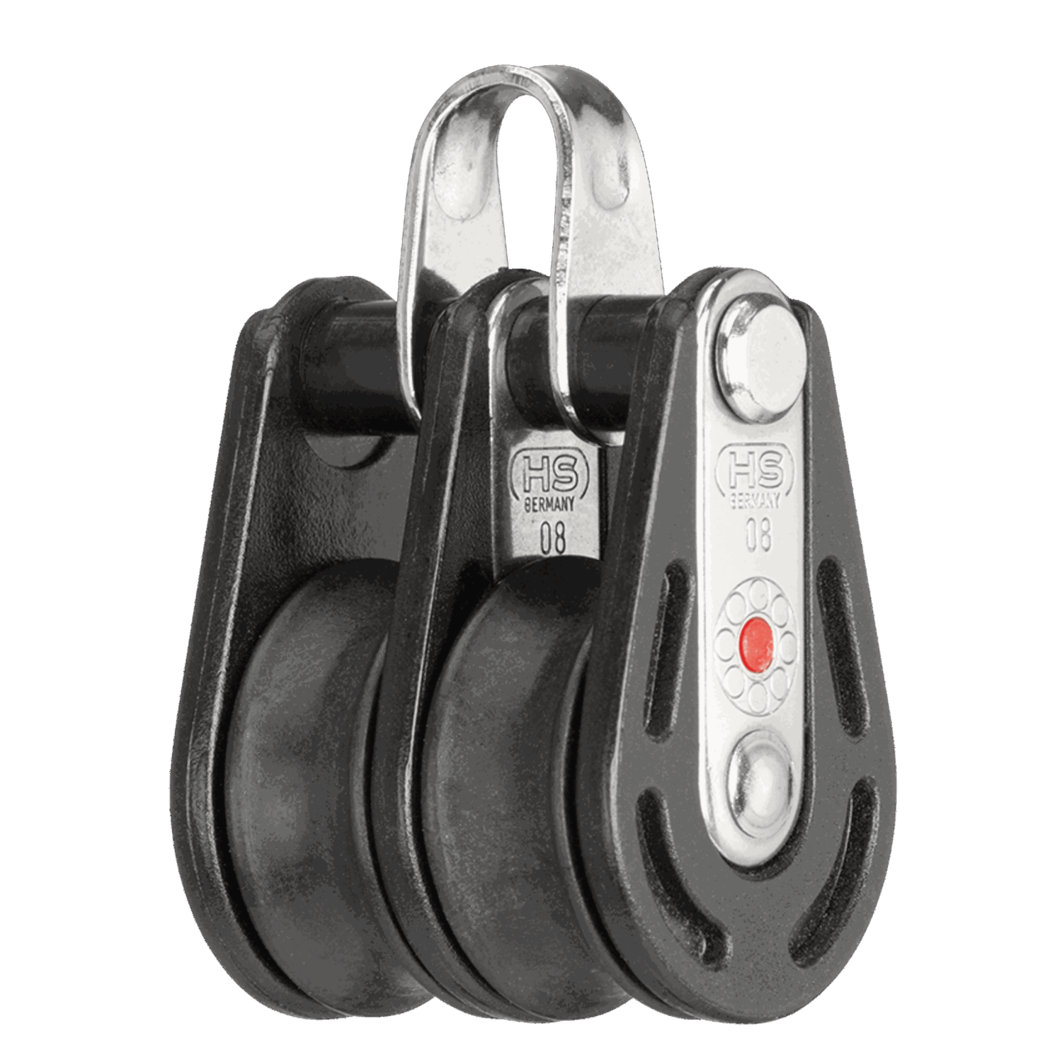 Kugellager-Block 8 mm - 2 Rollen, Bügel