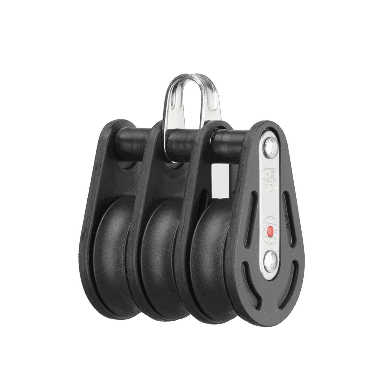 Kugellager-Block 10 mm - 3 Rollen, Bügel