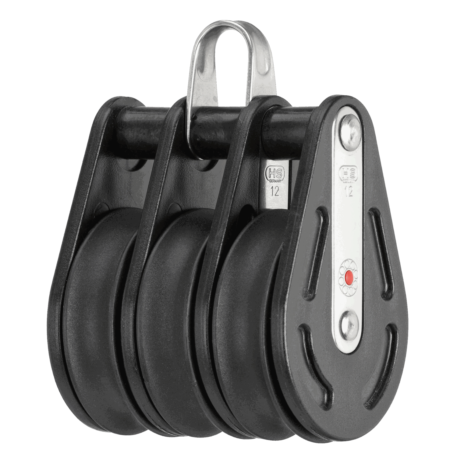 Kugellager-Block 12 mm - 3 Rollen, Wirbel