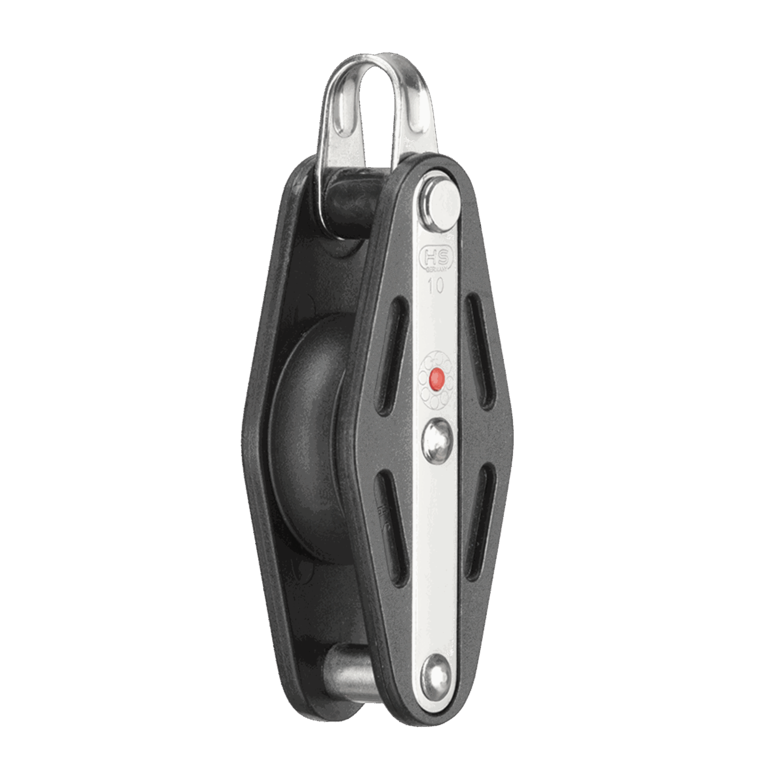 Kugellager-Block 10 mm - 1 Rolle, Bügel, Hundsfott