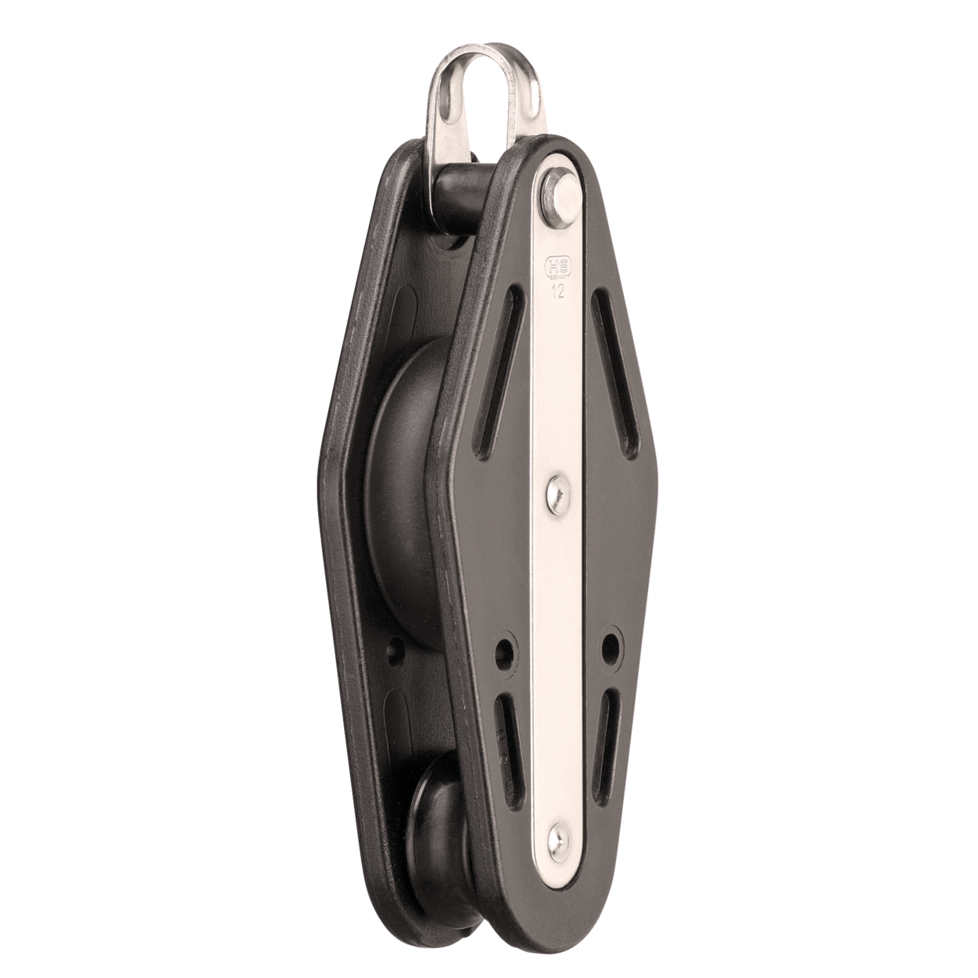 Violinblock Gleitlager 12 mm - 2 Rollen, Bügel