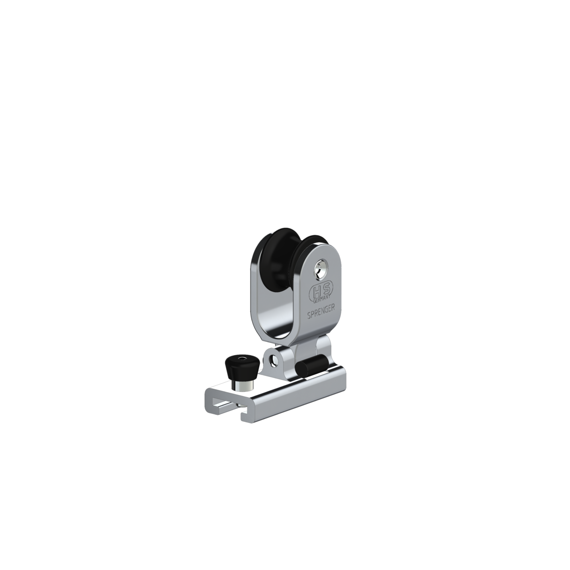 Genuaschlitten Gleitlager für Schiene 20 x 3 mm