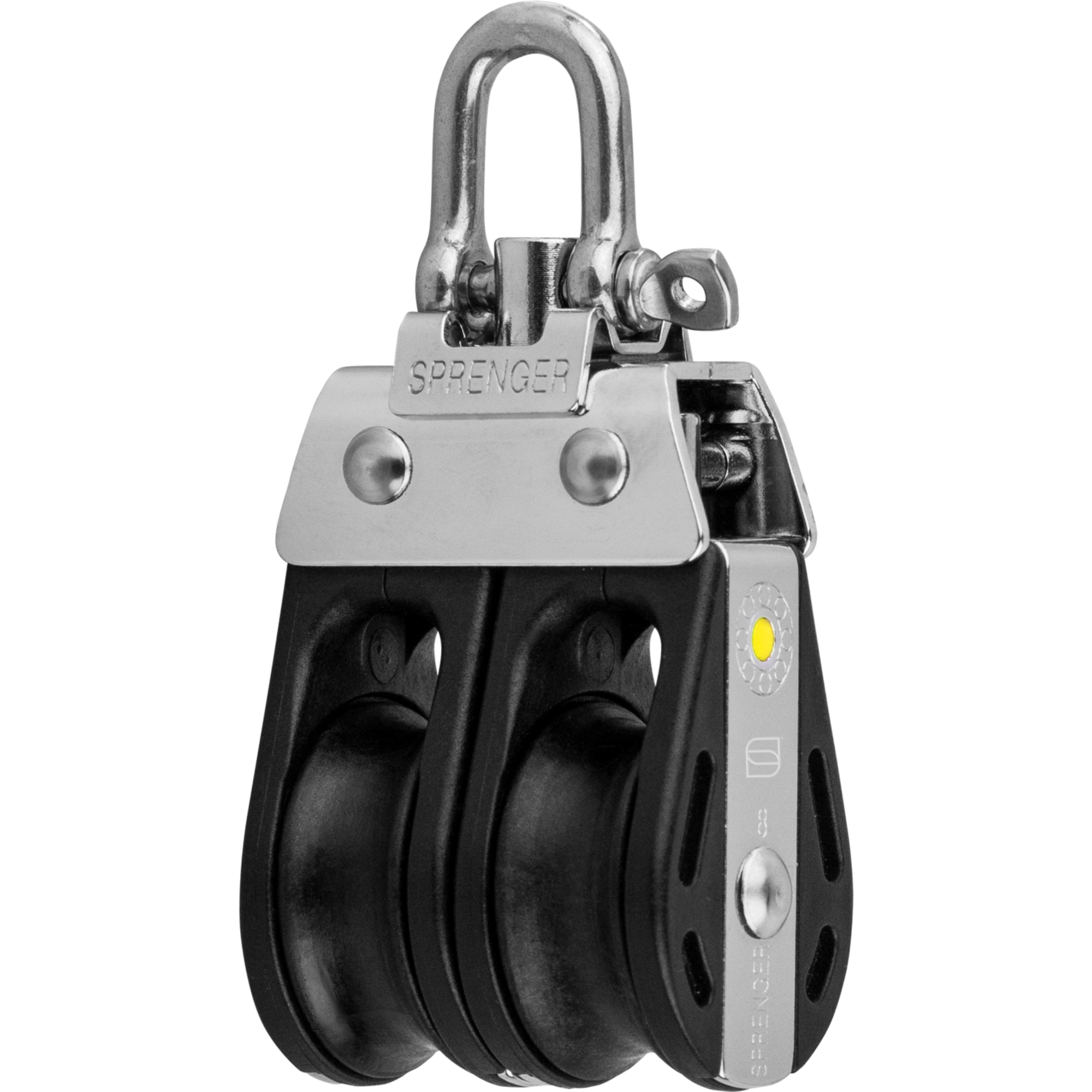 S-Block Gleitlager 8 mm - 2 Rollen, Arretierset