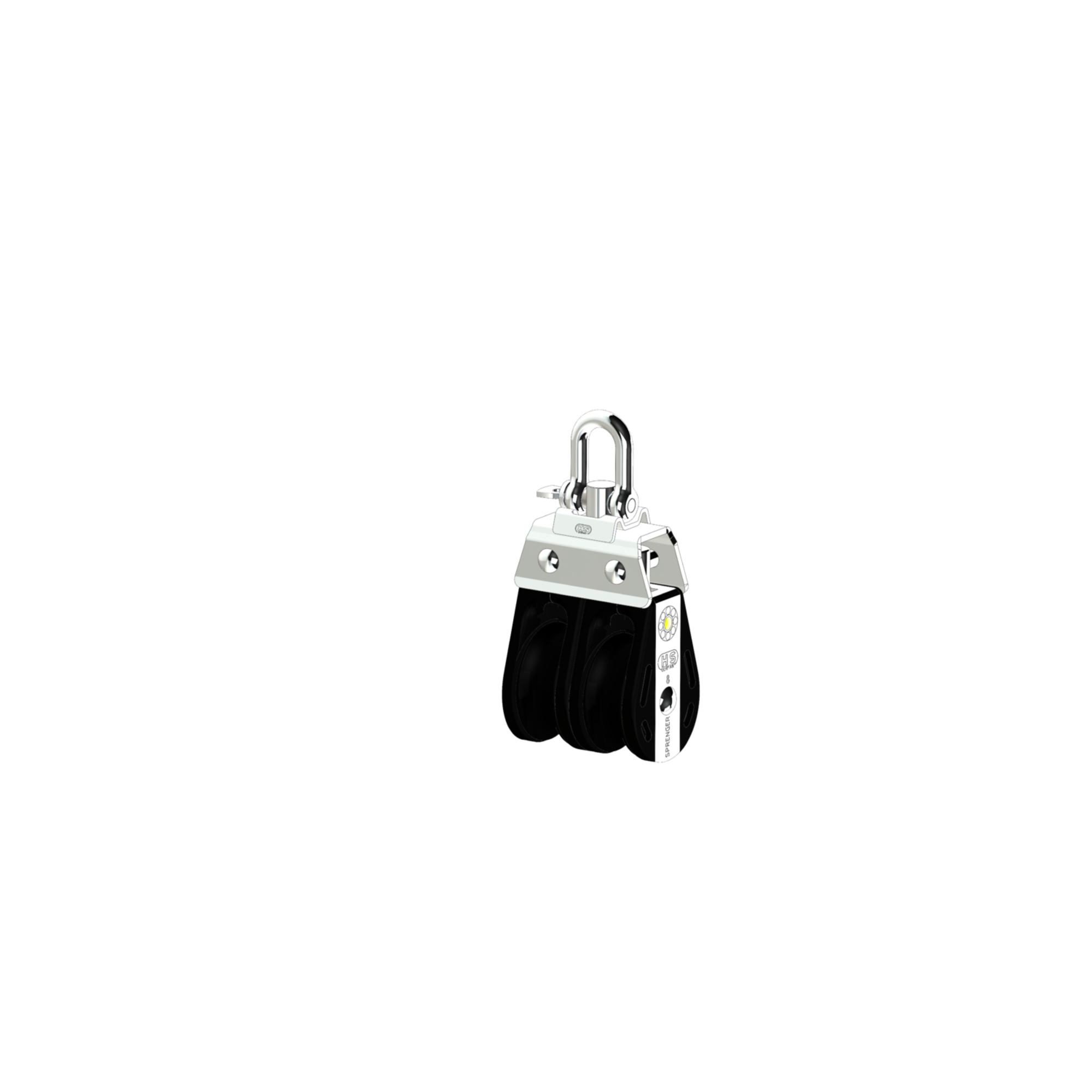 S-Block Gleitlager 8 mm - 2 Rollen, Arretierset