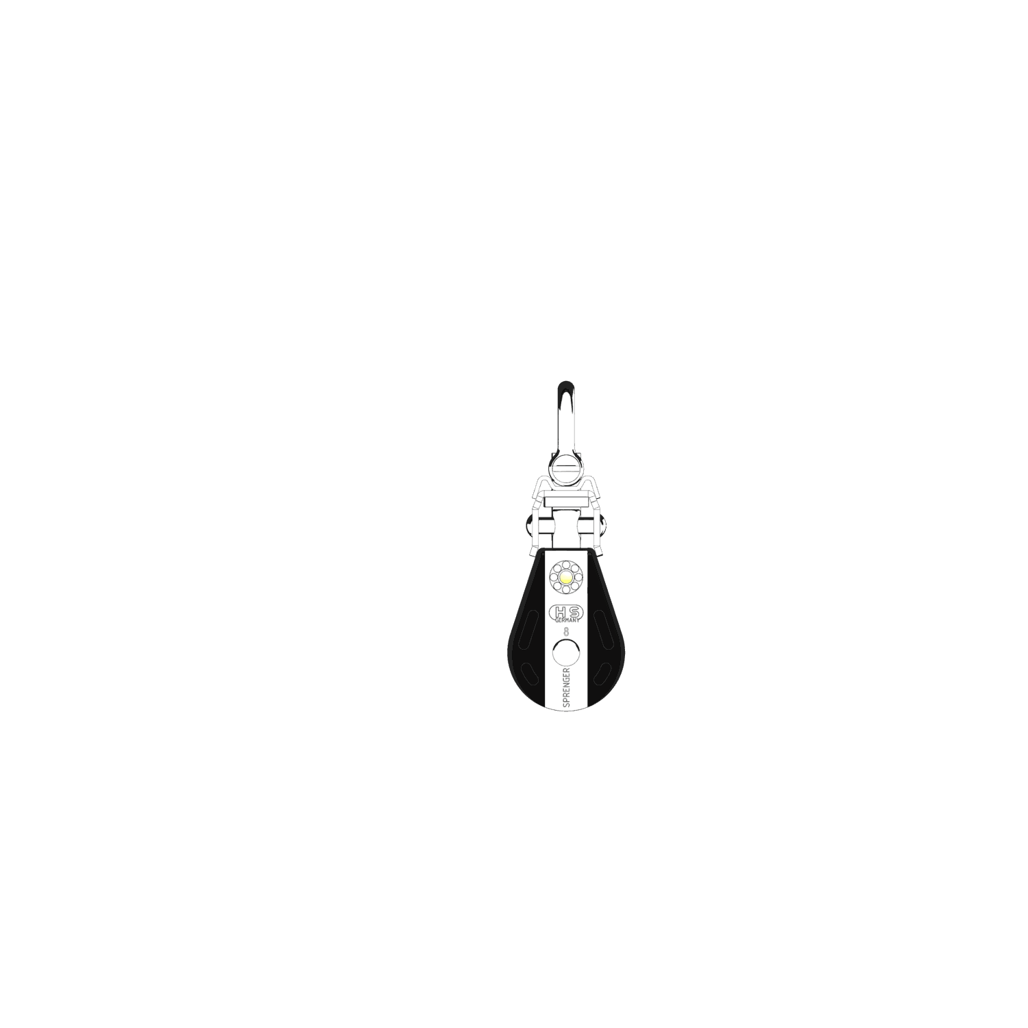 S-Block Gleitlager 8 mm - 2 Rollen, Arretieret | 3565120000_Seitenansicht01.png | 1700897513