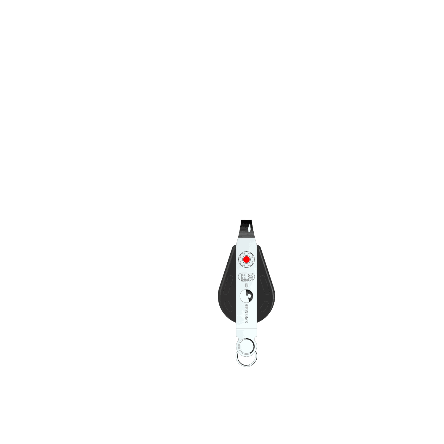 S-Block Kugellager 8 mm - 1 Rolle, durchgehender Bügel, Hundsfott | 3565360055_Seitenansicht01.png | 1700897526