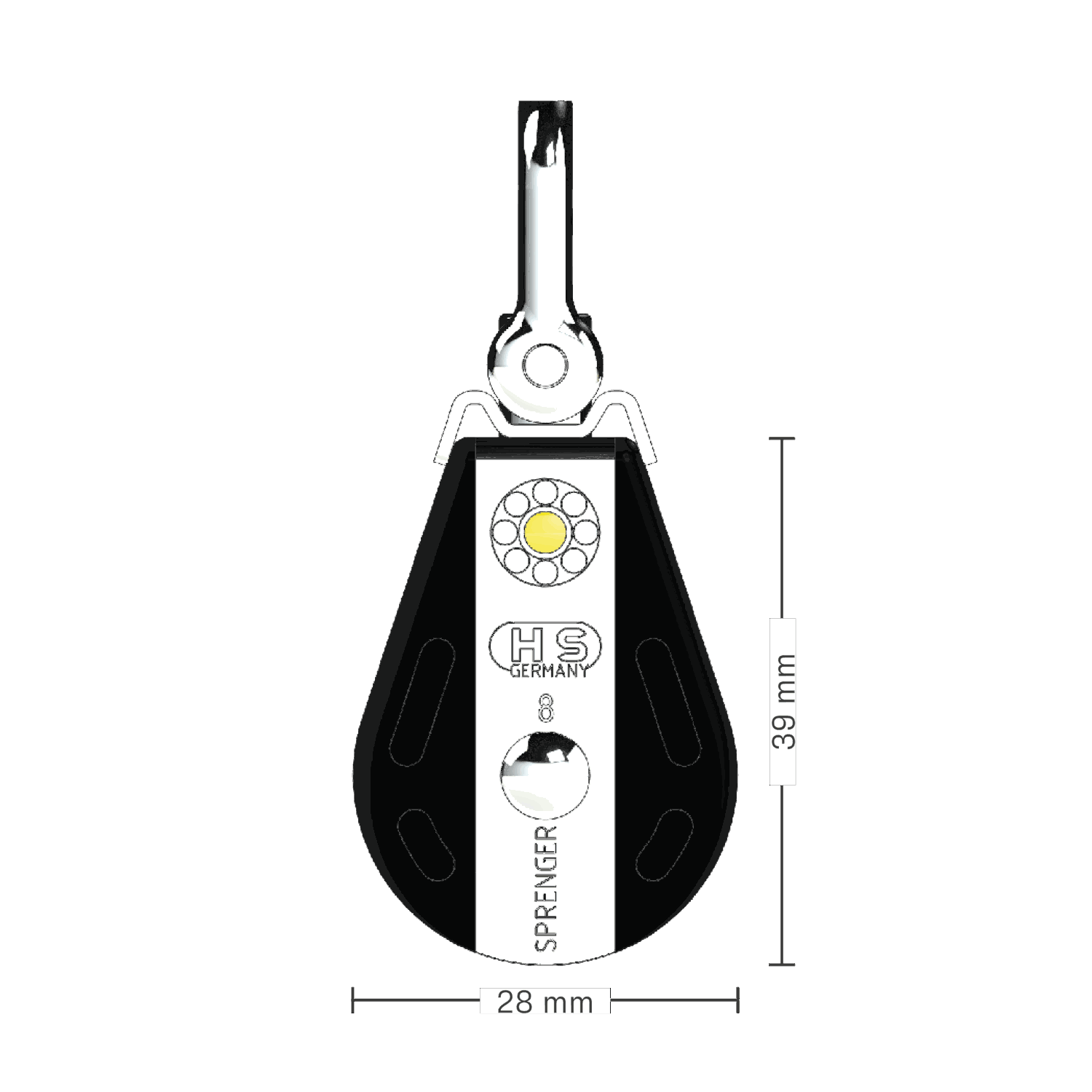 S-Block Gleitlager 8 mm - 1 Rolle, Arretierset | 3565720000_Skizze.png | 1700897536