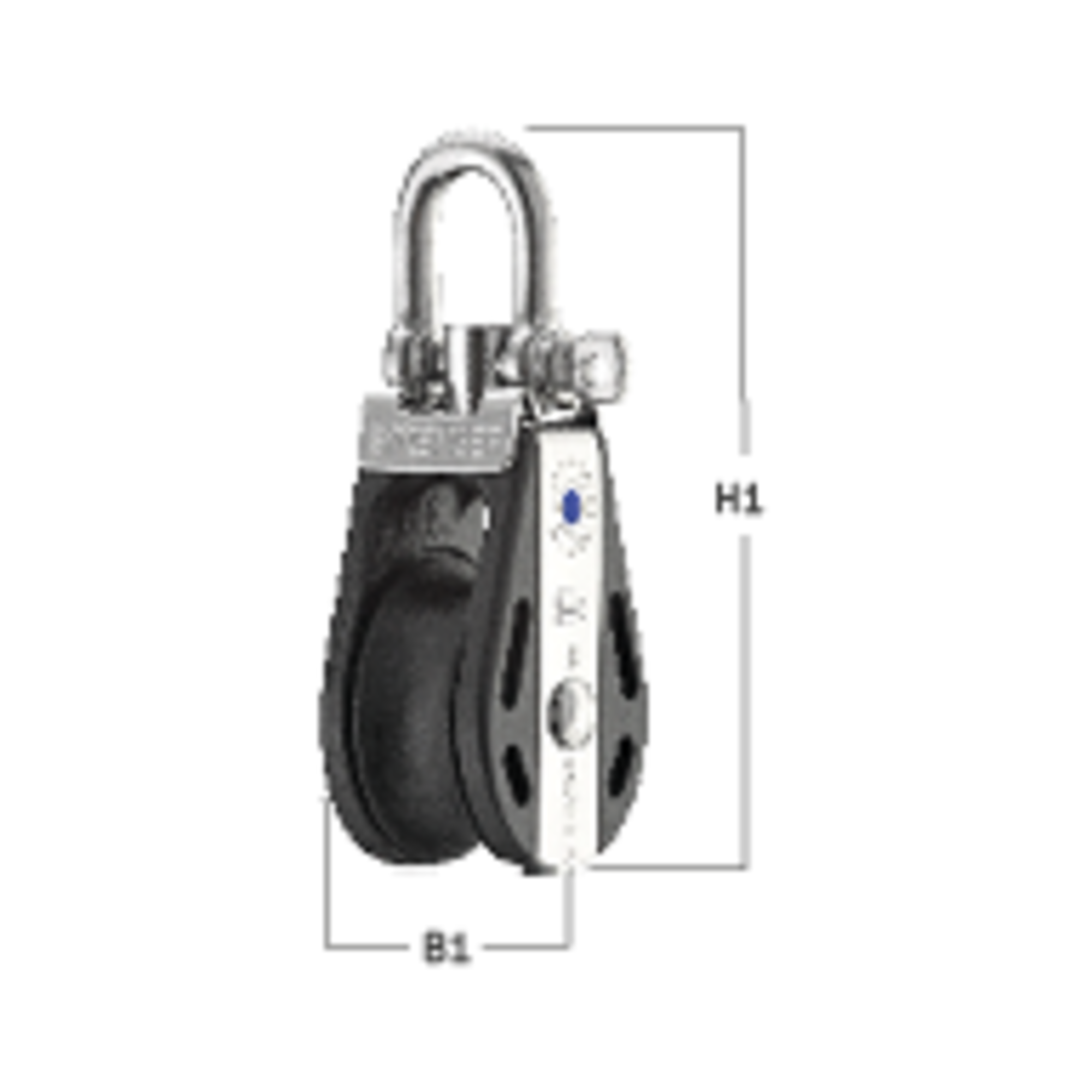 S-Block Gleitlager 8 mm - 1 Rolle, Arretierset