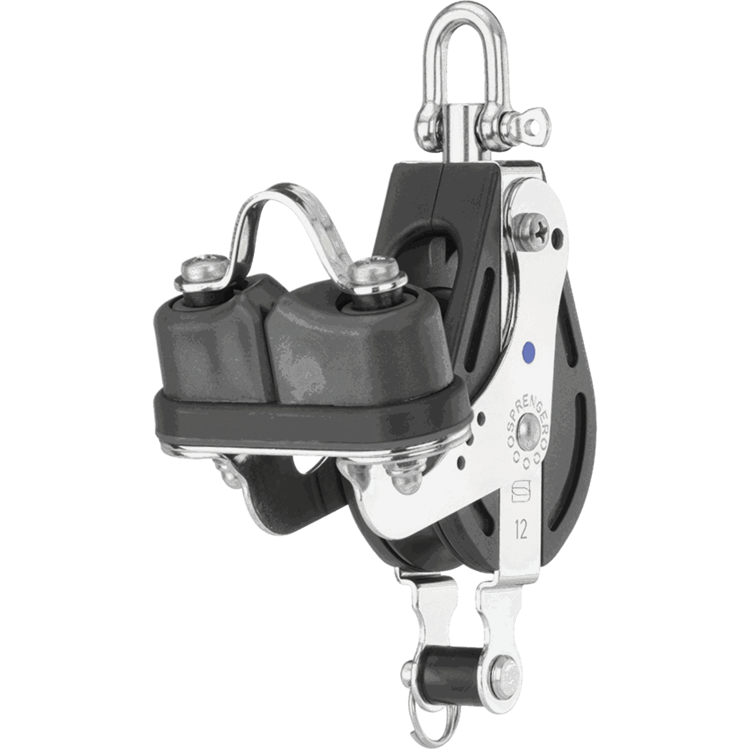 S-Block Großschotblock Nadellager 12 mm - 1 Rolle, Hundsfott, Schottklemme, Wirbel