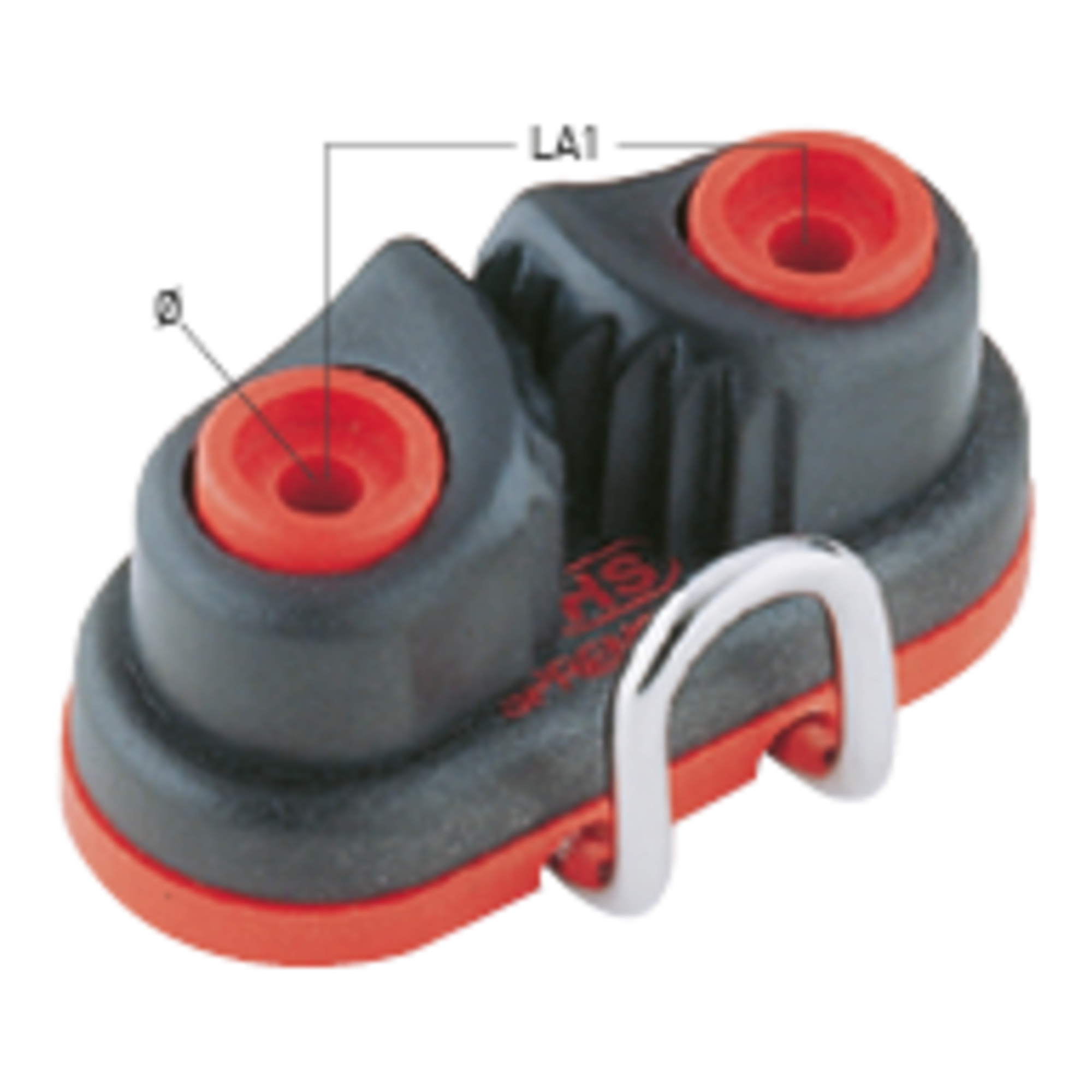 Camlan® Schotklemme Gleitlager 3-6 mm - Schotführung