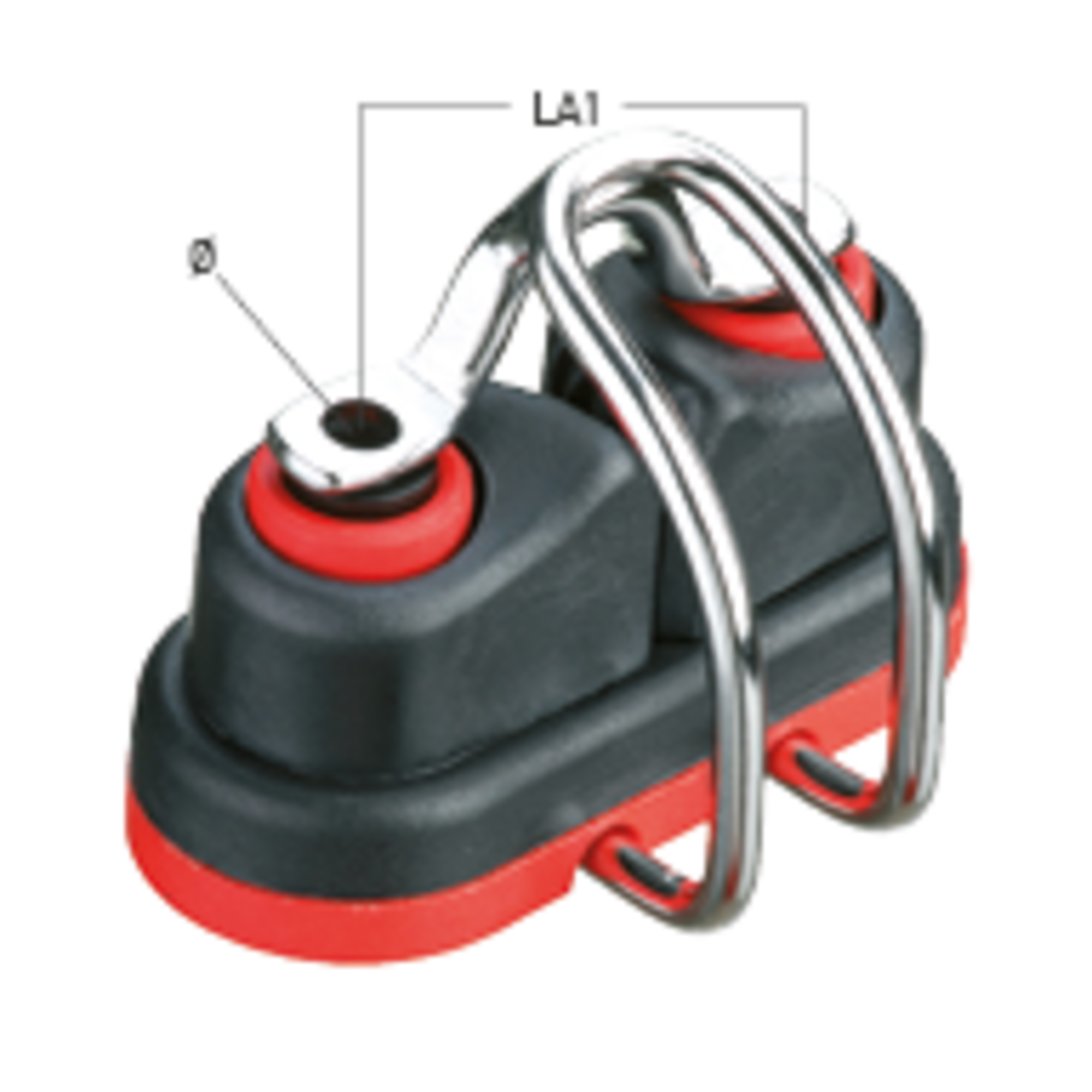 Camlan® Schotklemme Gleitlager 3-6 mm - Spezial-Schotführung