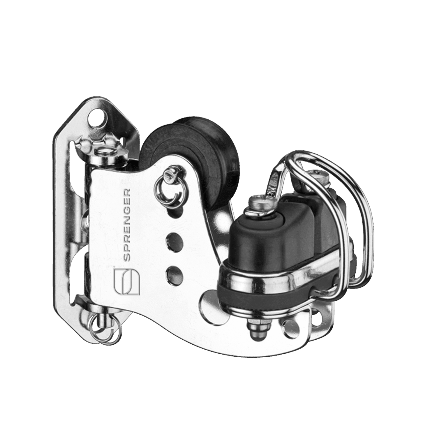 Mastblock Gleitlager 4-6 mm - 1 Rolle, Schotklemme