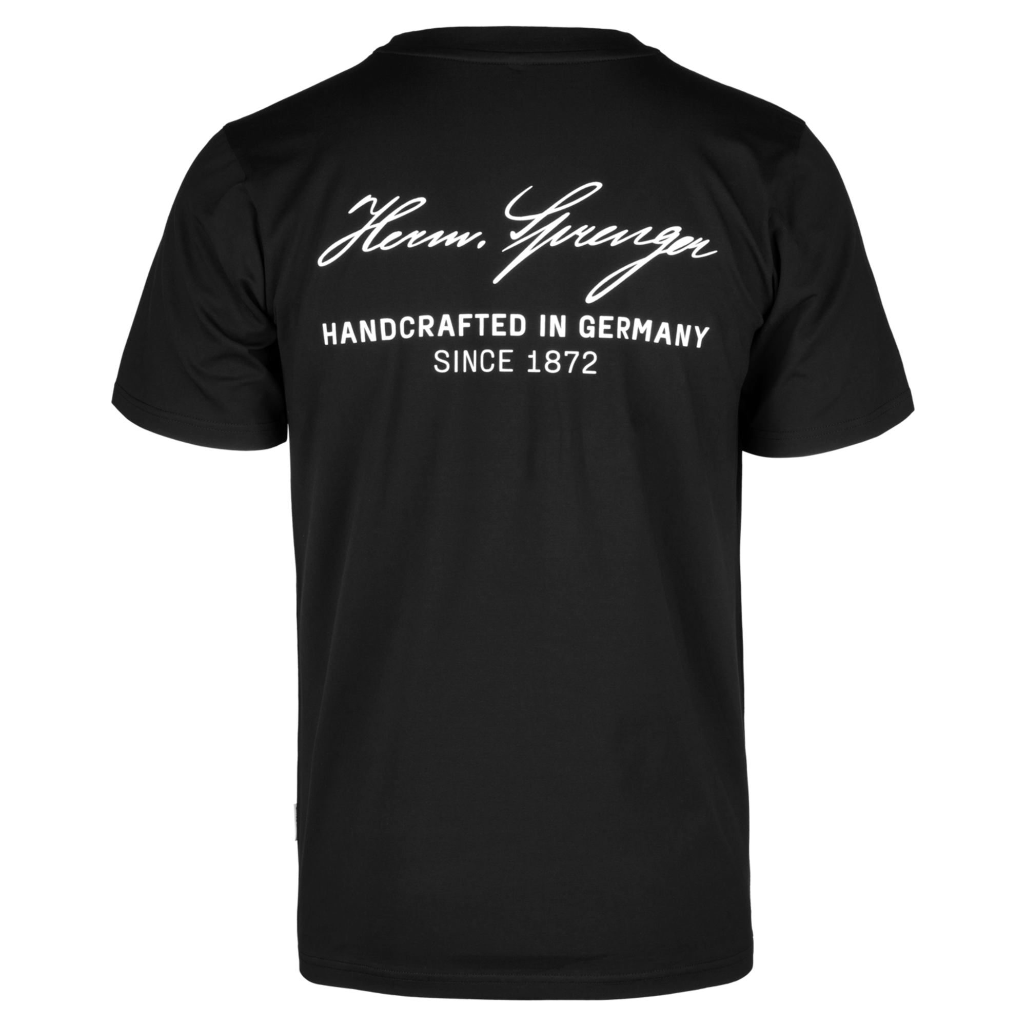 Signature T-Shirt Herren, schwarz