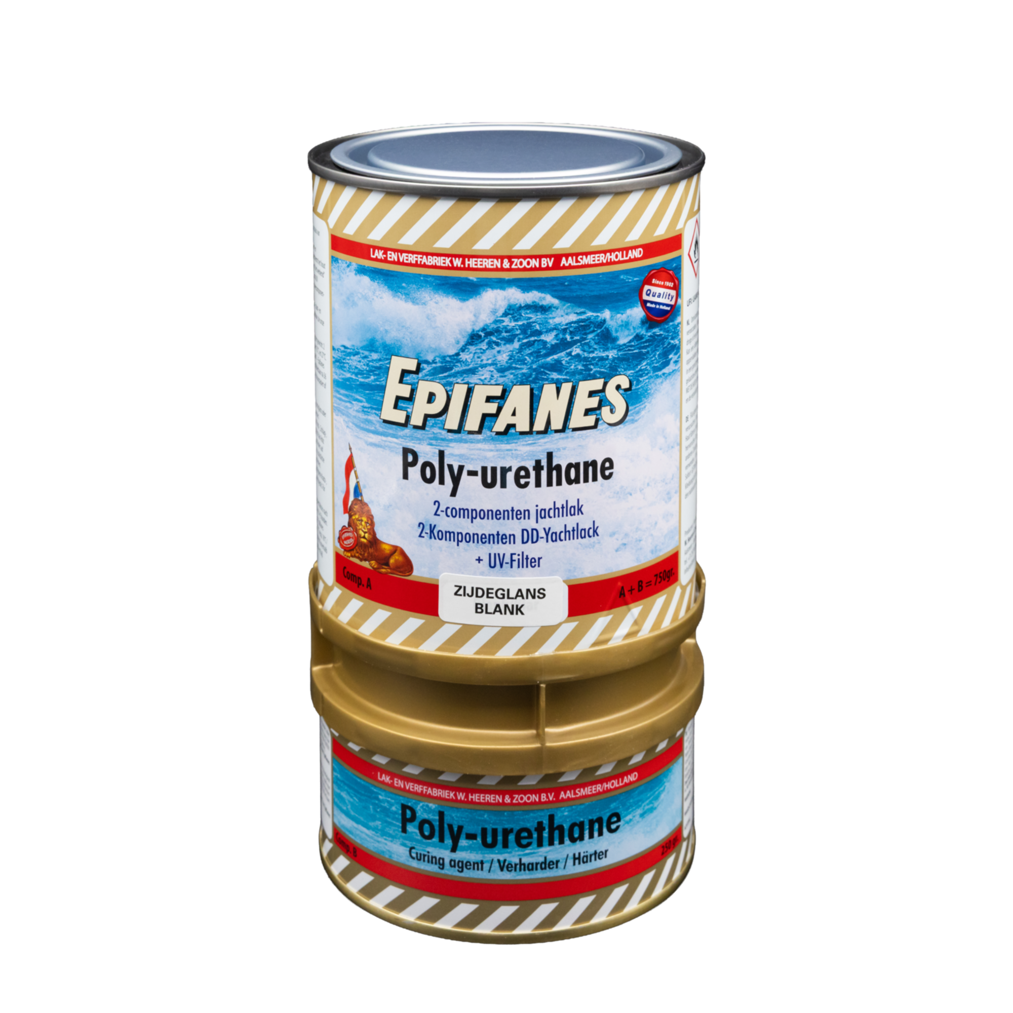 Epifanes Polyurethan-Klarlack seidenmatt (500 gr.A + 250 gr.B)